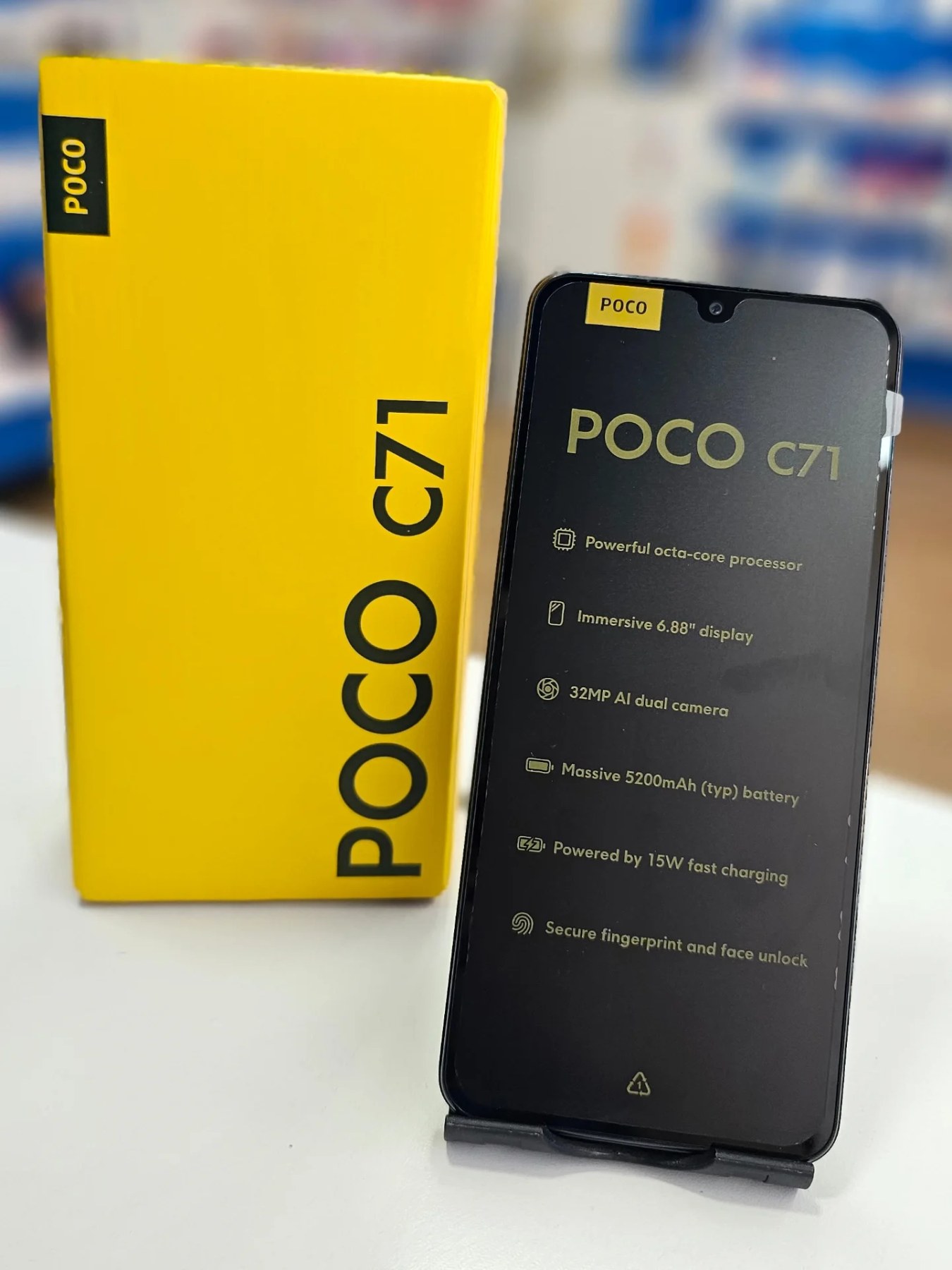 POCO C71 4 GB RAM / 128 GB