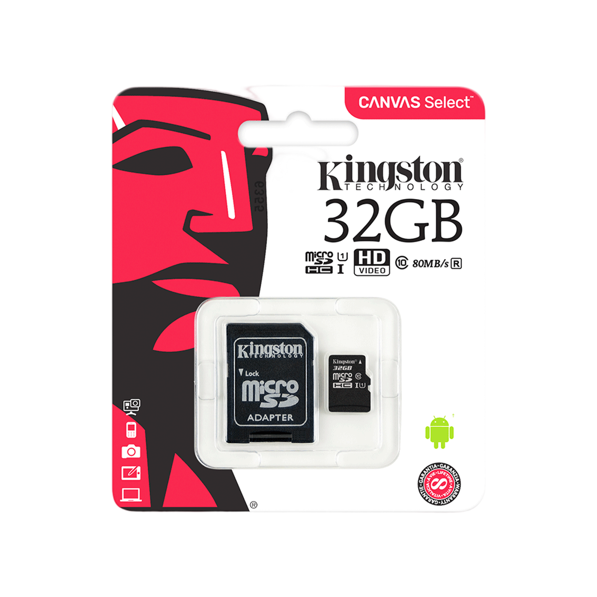 Kingston Canvas Select Plus microSD 32 GB