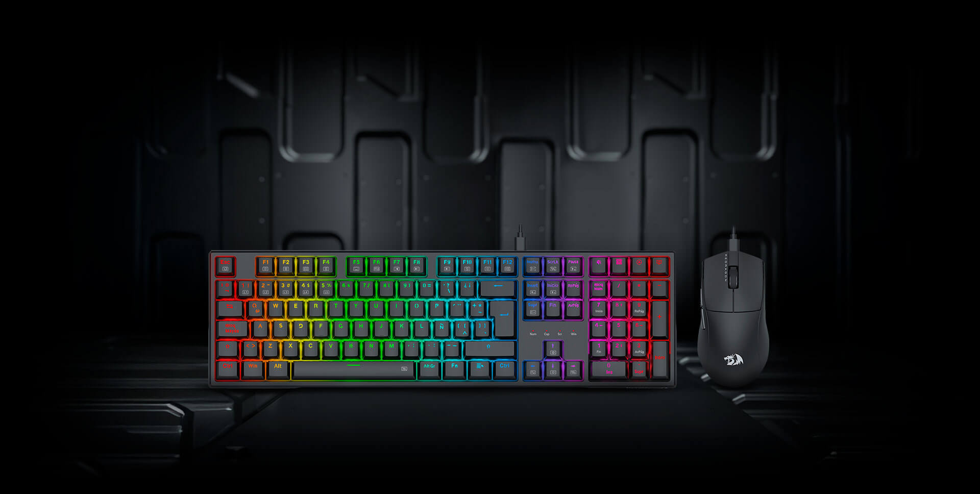 COMBO REDRAGON S146-SP TECLADO E MOUSE